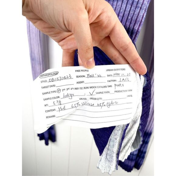 Anthropologie Sample Sale‎ Pilcro Velvet Turtleneck Sweater - Picture 3 of 12